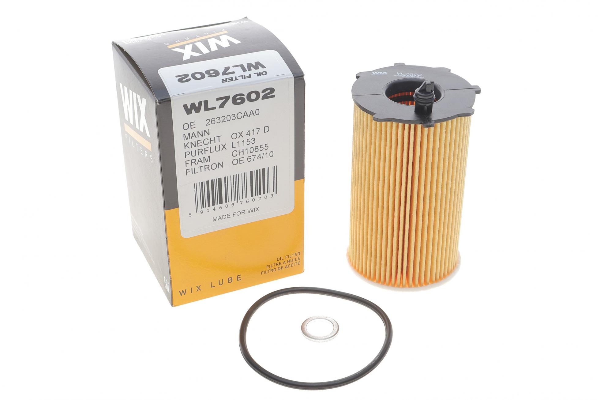 WL7602 WIX FILTERS